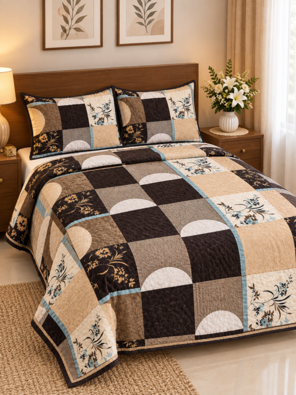 KNM Winter Comfort Quilt — Patchwork Bedcover